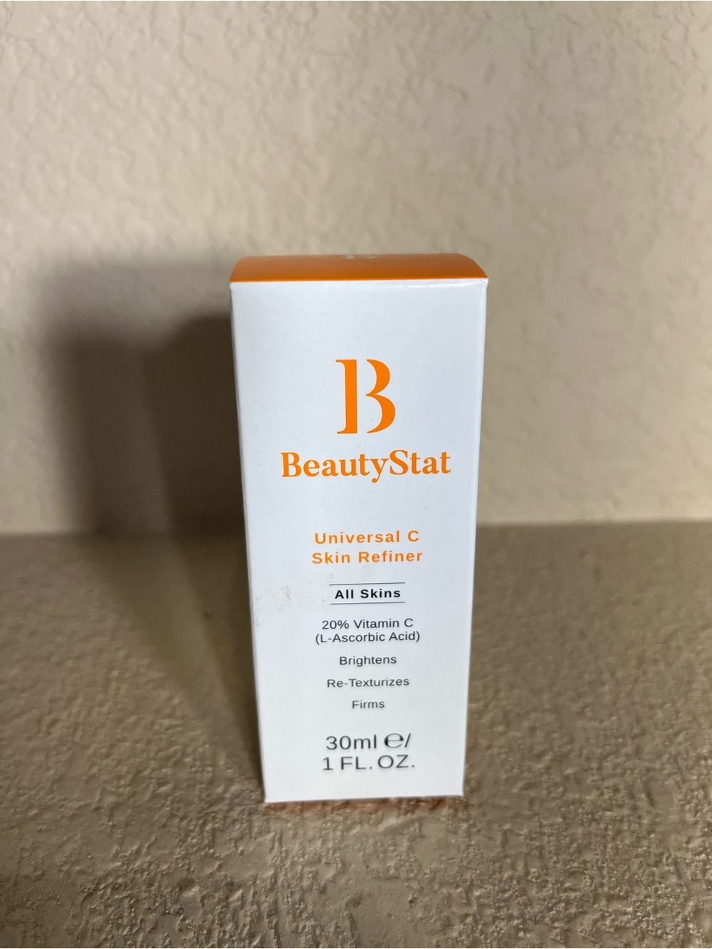 BeautyStat Skin Refiner Bottle - White & Orange